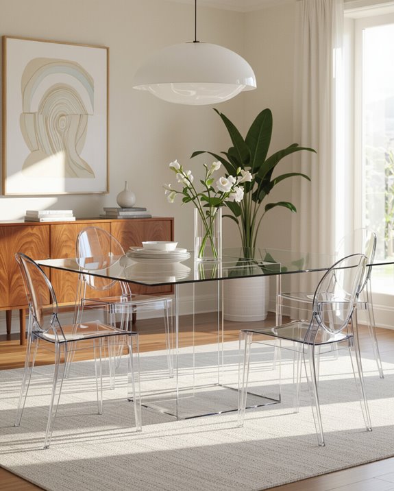 lightweight transparent furniture design