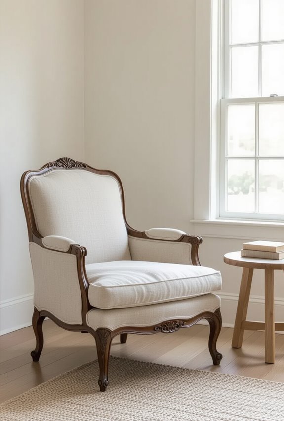 linen slipcovers soften antiques
