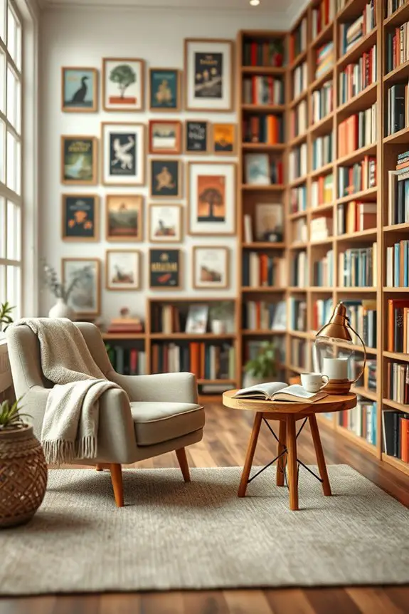 literary gallery wall inspiration