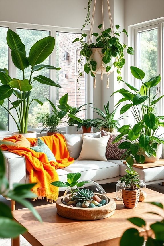 lively indoor plants enhance decor
