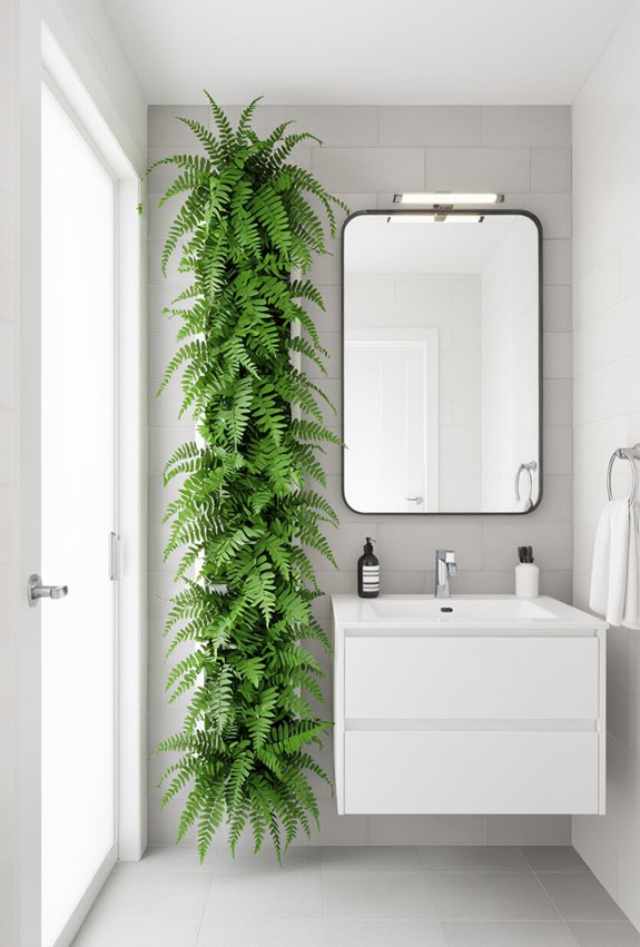 living light reflecting vertical garden