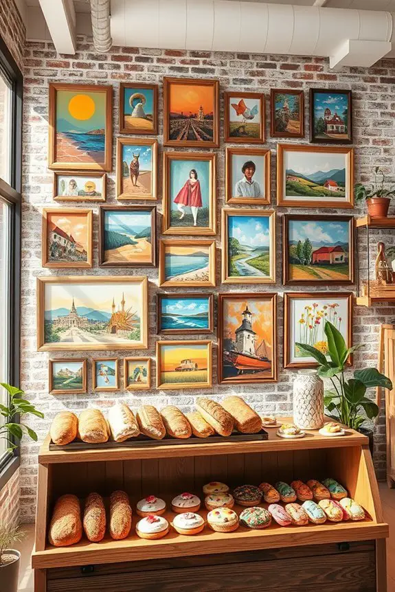 local art showcase bakery