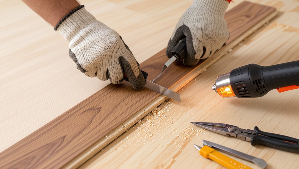 loosen planks with care