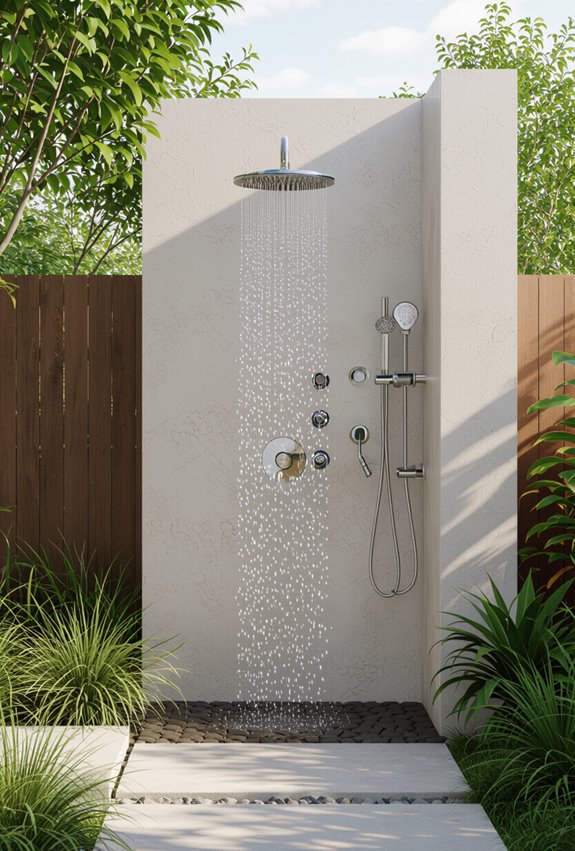 low flow thermostatic shower valves