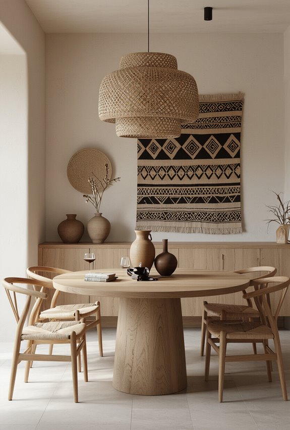 low layered tribal centerpiece