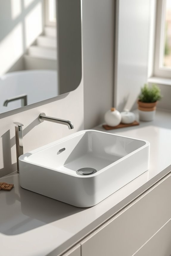 low maintenance easy clean sinks