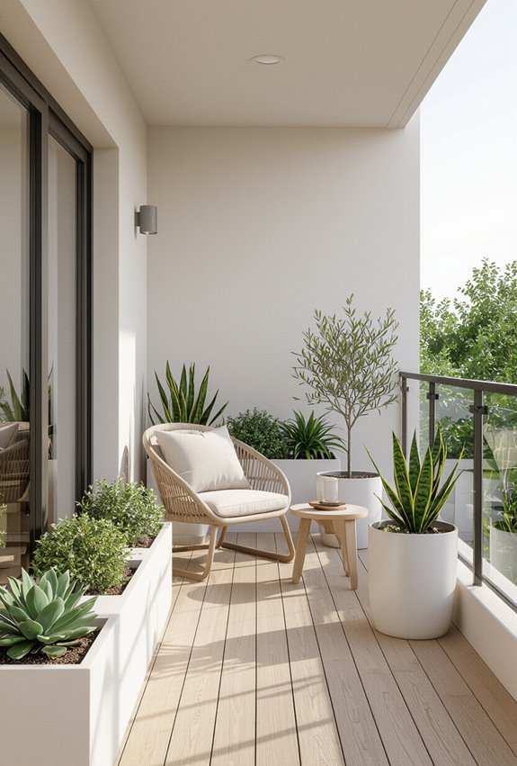 low maintenance solar balcony ambience