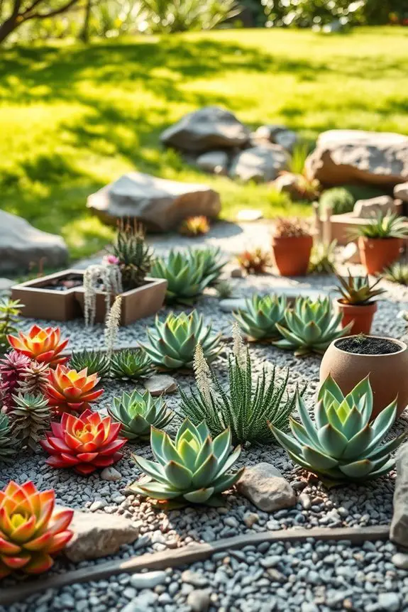 low maintenance succulent gardens