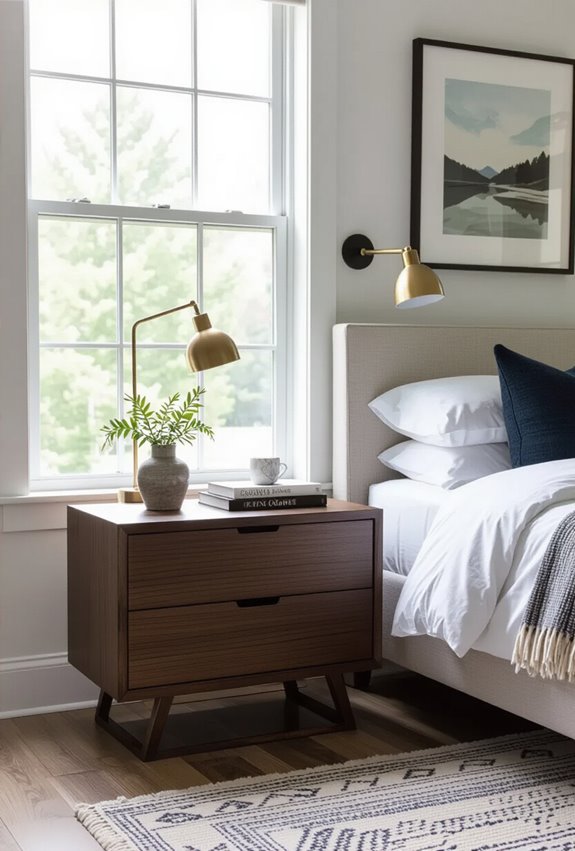 low profile bedside storage essentials