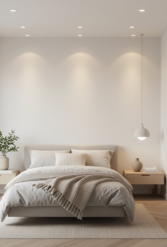 low profile recessed slope lighting