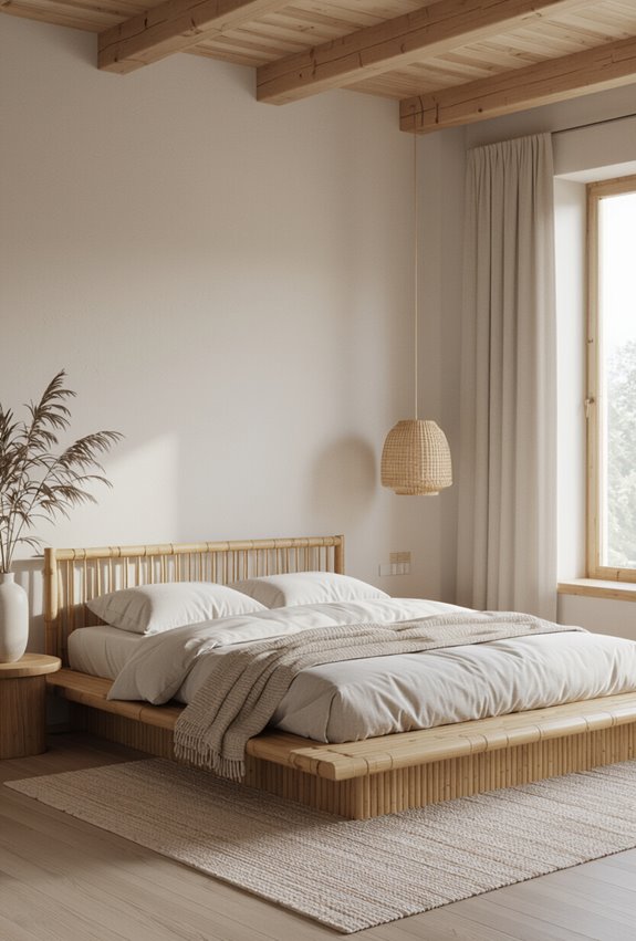 low profile sustainable bamboo platform