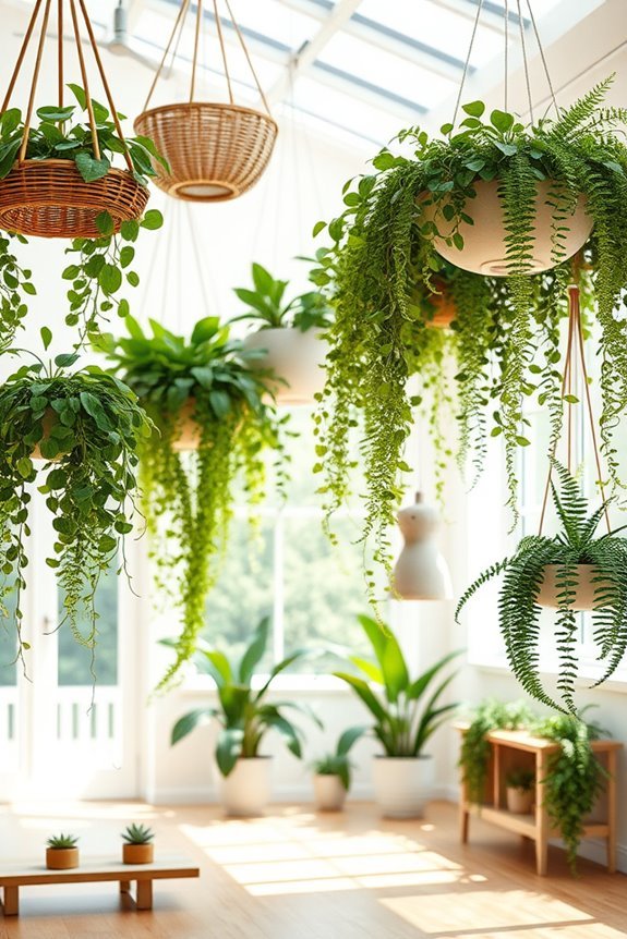 lush indoor greenery decor