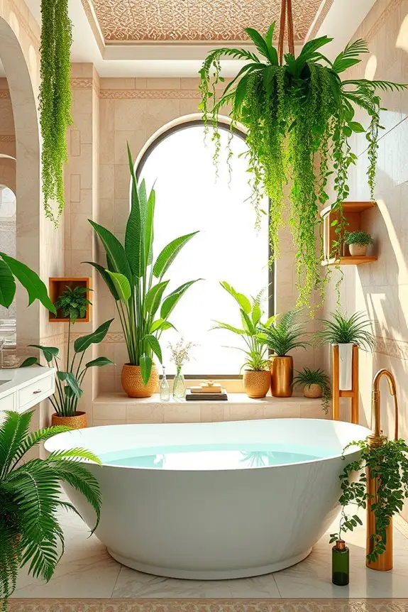 lush indoor plants enhance tranquility