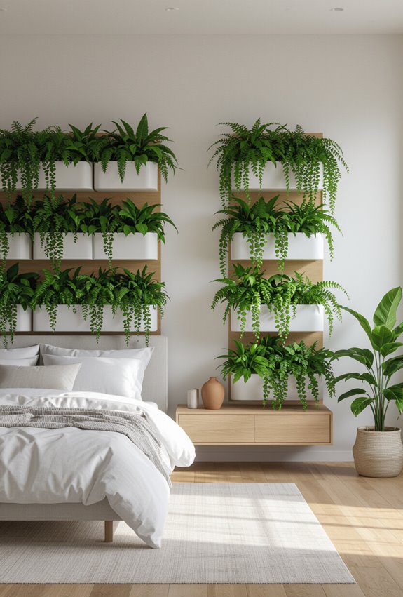 lush modular vertical planter wall