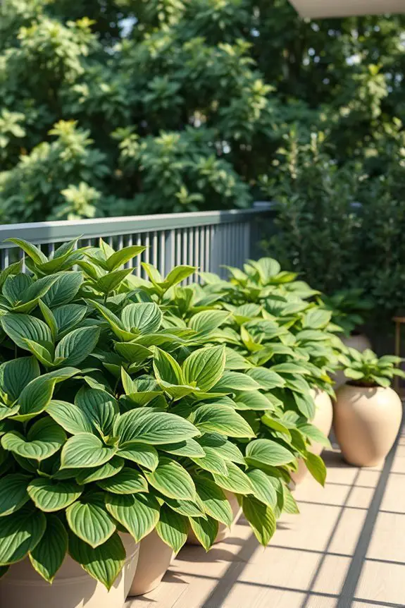 lush shade loving hostas thrive