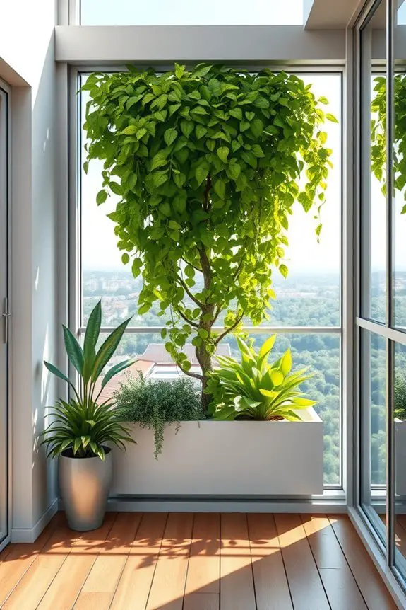 lush vertical garden balconies