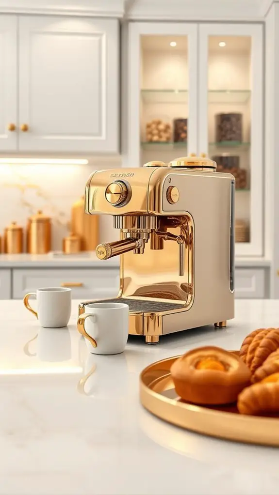 luxe coffee station aesthetics