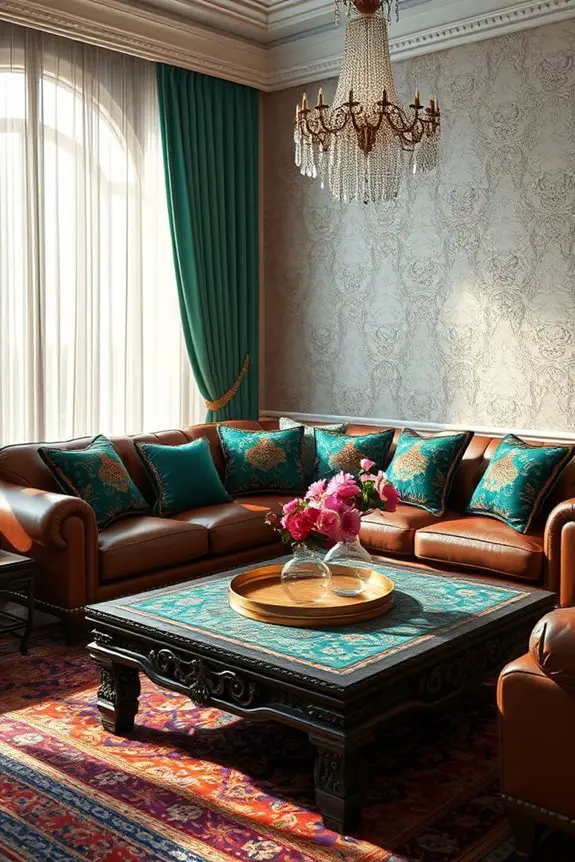 luxurious arabian textile elegance