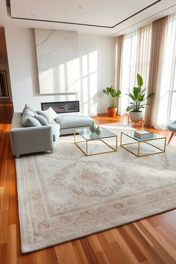 luxurious area rug selection