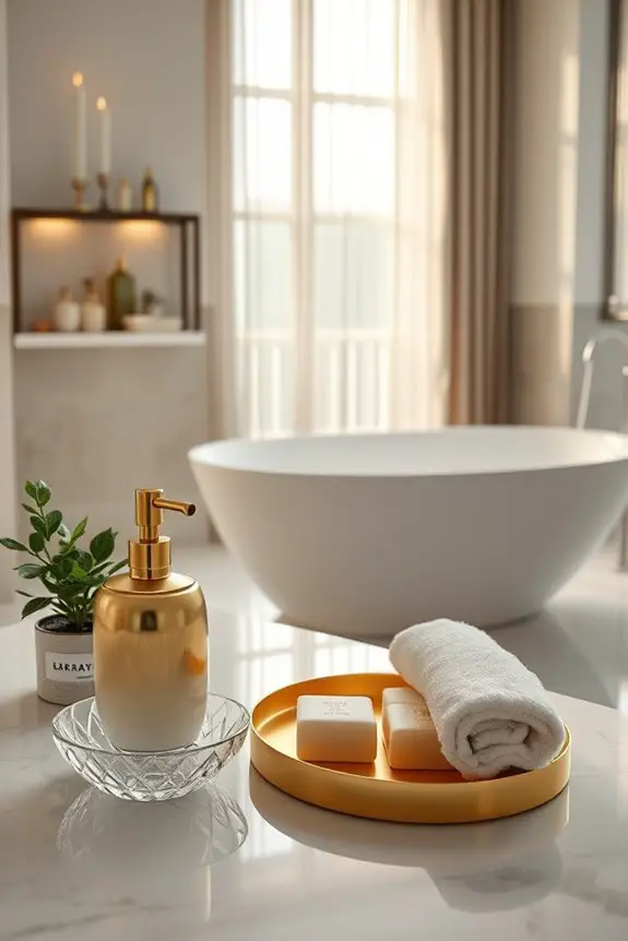 luxurious bath accessory essentials