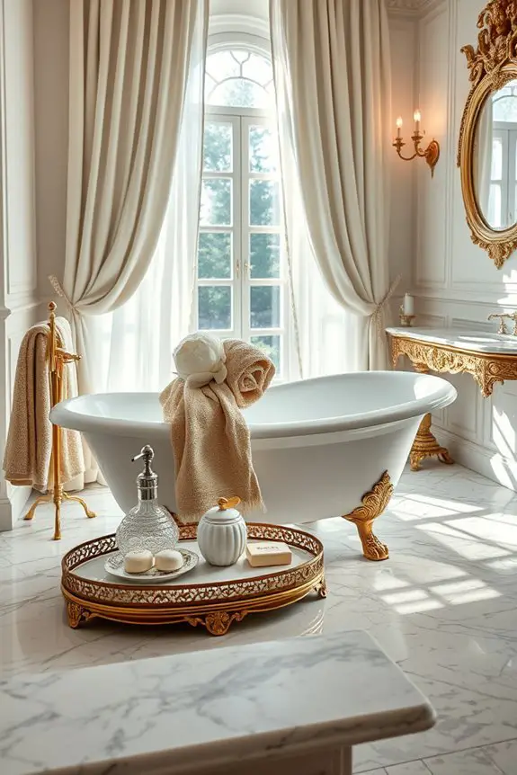 luxurious bath accessory essentials