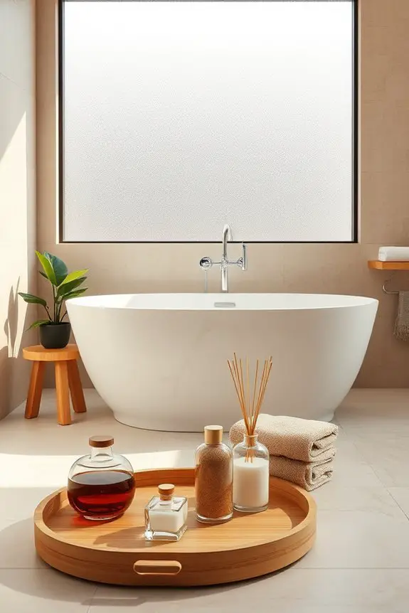 luxurious bathing experience enhanced
