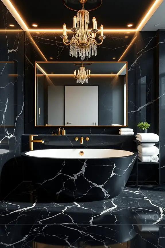 luxurious bathroom lighting ideas