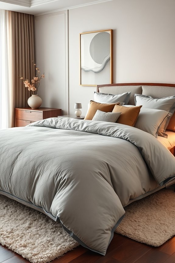 luxurious bedding for comfort