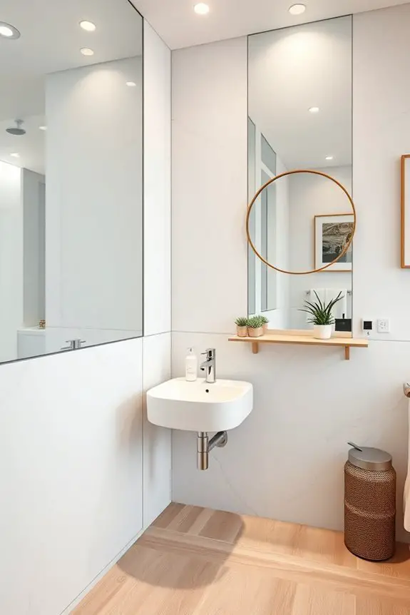 luxurious cafe restroom design