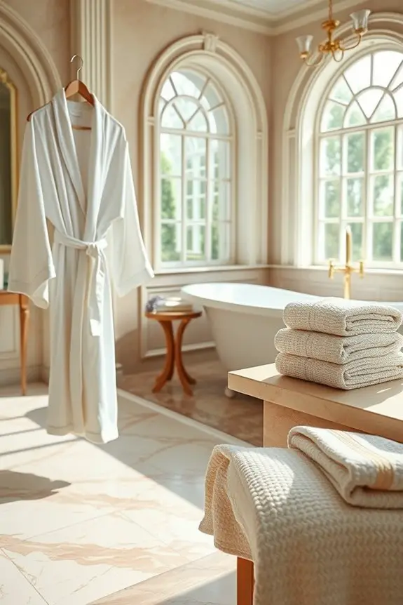luxurious comfort in bathrooms