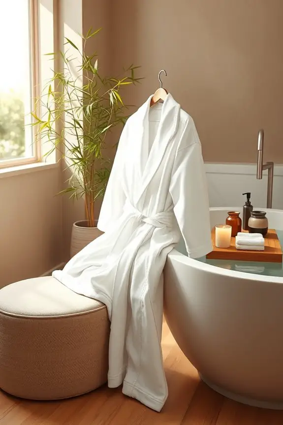 luxurious customizable spa robes
