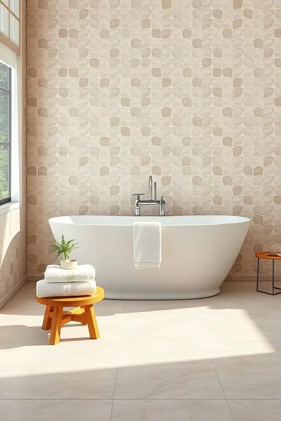 luxurious dimensional tile design