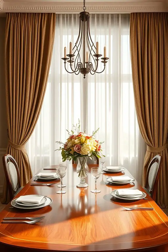 luxurious fabric curtain selection