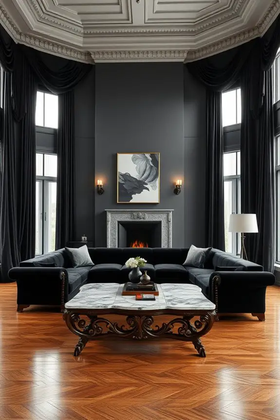 luxurious fabric window treatments