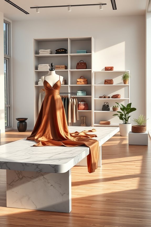 luxurious fabrics enhance ambiance
