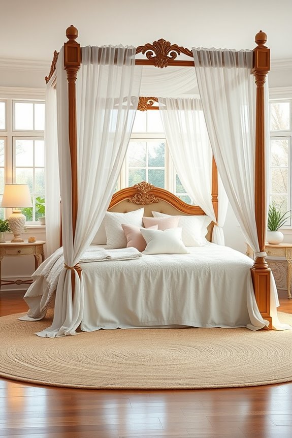luxurious four poster elegance