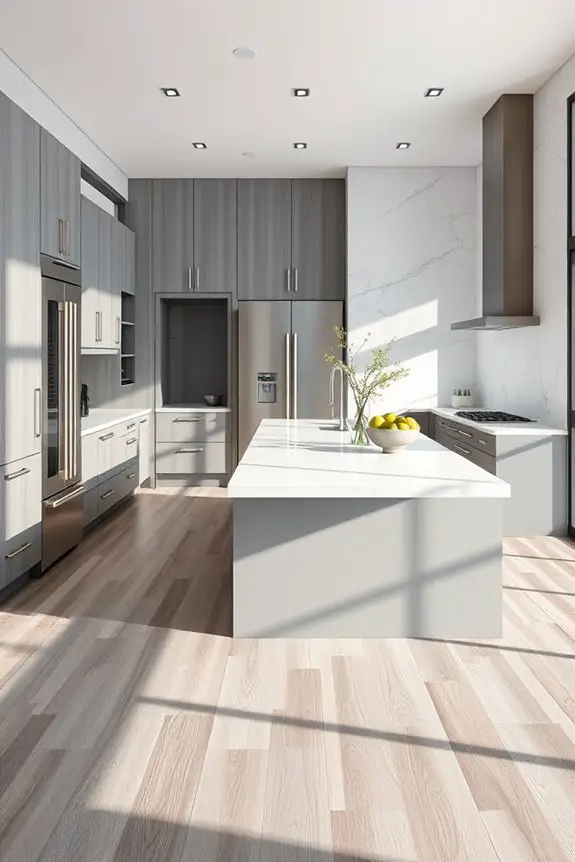 luxurious gray wood marble