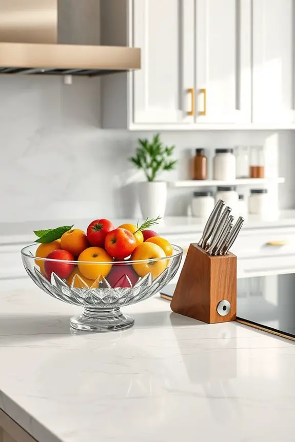 luxurious kitchen accessory accents