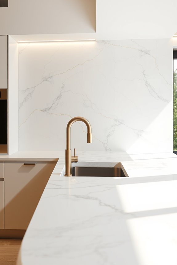 luxurious kitchen backsplash materials