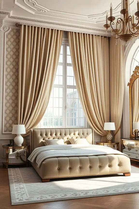 luxurious layered curtain styles