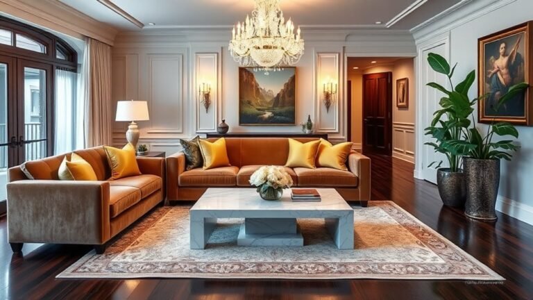 luxurious living room decor