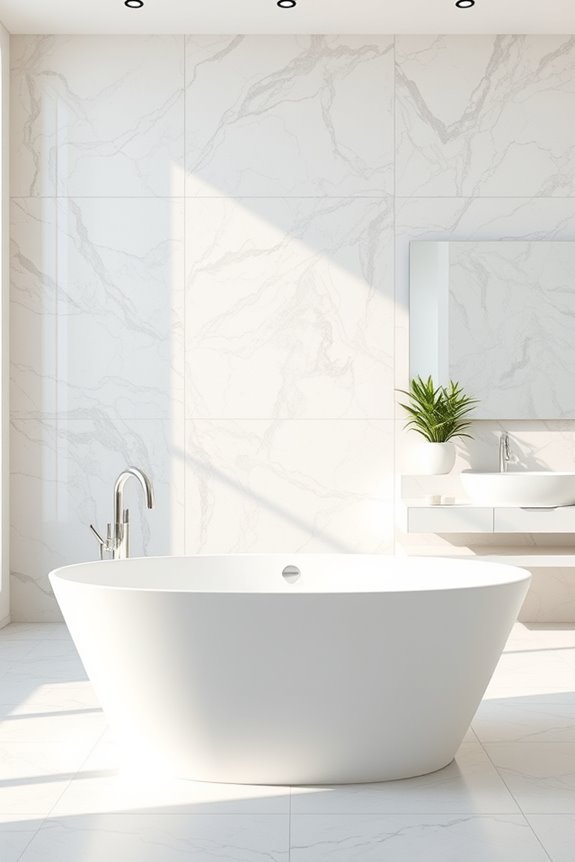 luxurious marble bathroom transformation