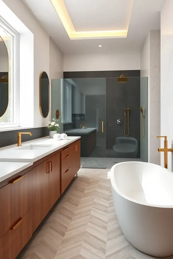 luxurious material combinations explored