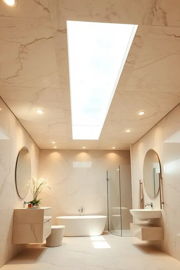 luxurious natural stone accents