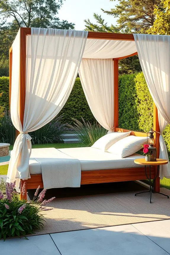 luxurious outdoor relaxation retreat