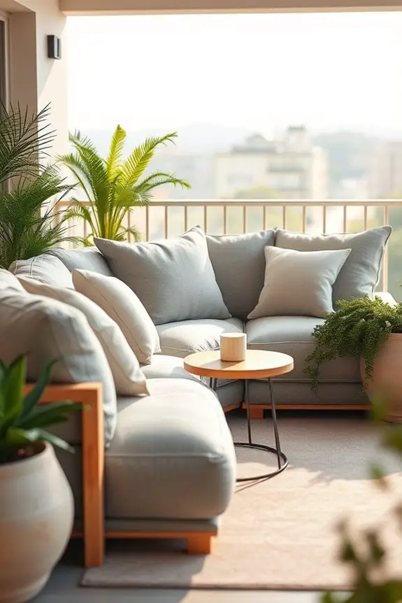 luxurious oversized outdoor seating