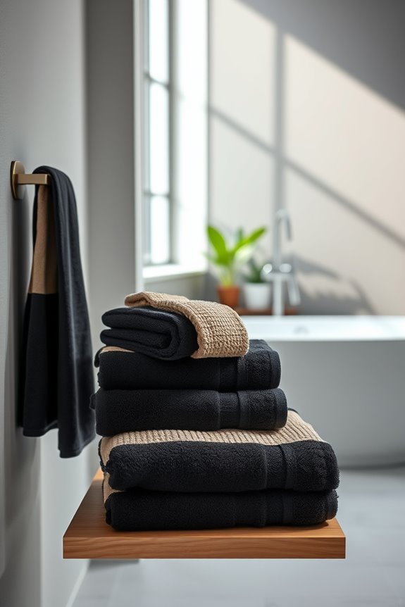 luxurious plush bath linens