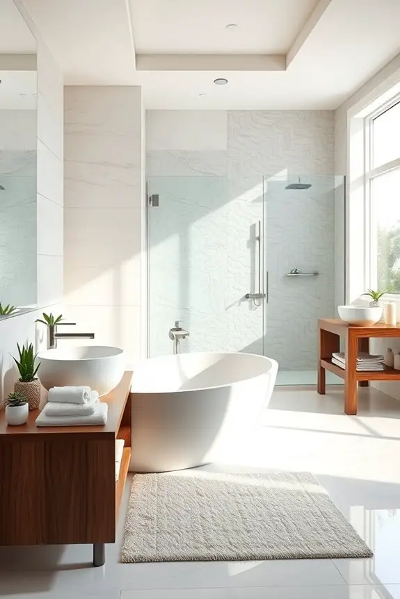 luxurious spa bathroom essentials