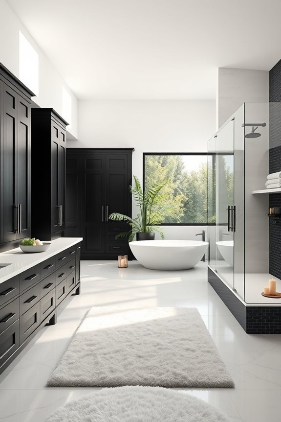 luxurious spa bathroom retreat