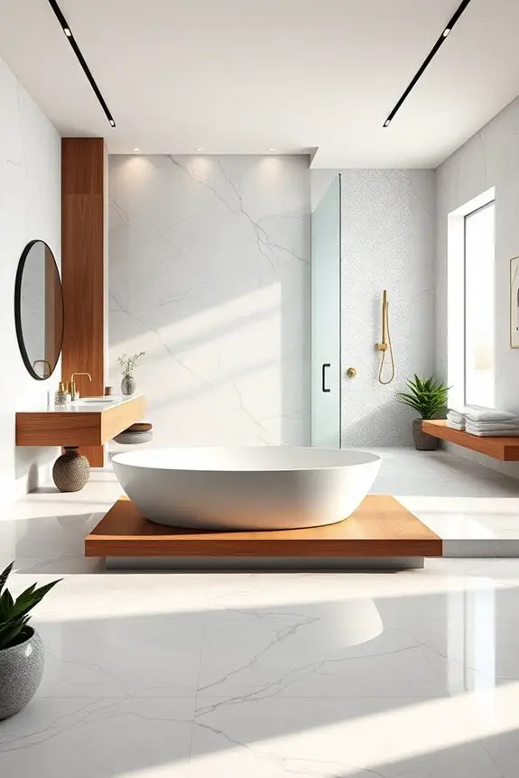 luxurious spa like bathroom retreat